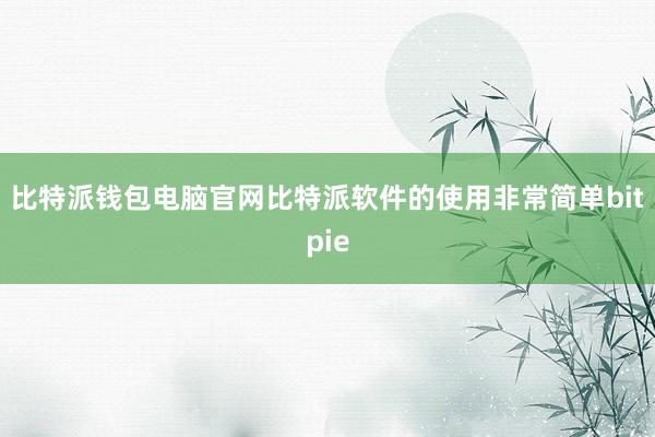 比特派钱包电脑官网比特派软件的使用非常简单bitpie