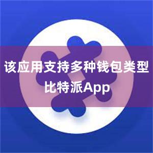 该应用支持多种钱包类型比特派App