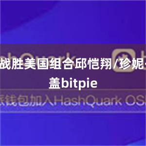 战胜美国组合邱恺翔/珍妮·盖bitpie