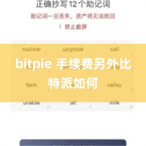 bitpie 手续费另外比特派如何